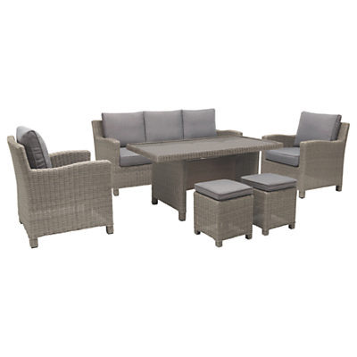 KETTLER Palma 7 Seater Garden Lounge / Dining Set Natural